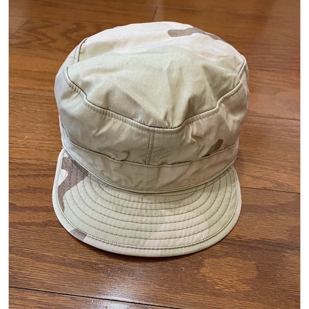 USGI Patrol Cap Hat ACU Desert Camo Army Cover Size 6 3/4 8415-01-326-1573